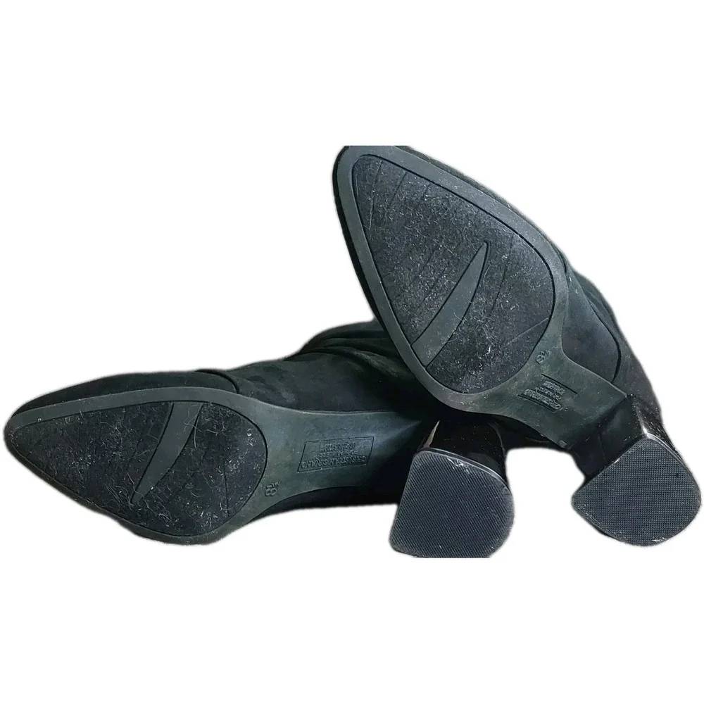 Christian Siriano 3.5' Heel Boots- Black womens ‎ Size 8.5 #468